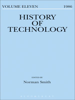 cover image of History of Technology Volume 11